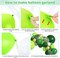163Pcs Jungle Party Balloons Garland Arch Kit, Gold Lime Green Balloons with Artificial Tropical Palm Leaves for Dinosaur Safari Decorations Wild One Birthday St Patricks Day Party Supplies